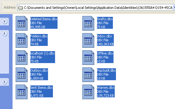 Step 5 How to backup e-mail form Microsoft Outlook Express - Step 5 of 5