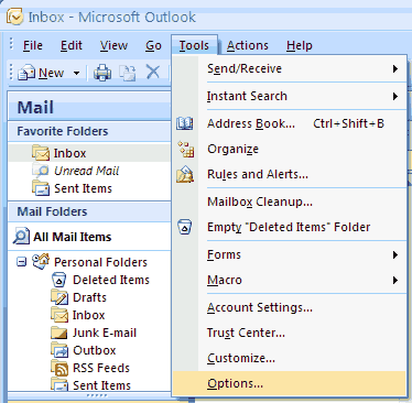 Step 1 How to backup e-mail form Microsoft Outlook Express - Step 1 of 4