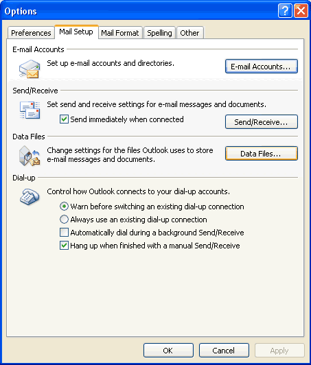 Step 2 How to backup e-mail form Microsoft Outlook Express - Step 2 of 4
