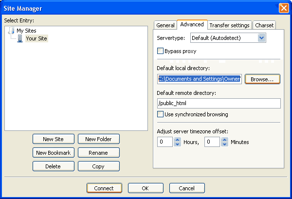 Step 6 How to Windows Explorer to upload files to your site - Step 6 of 7