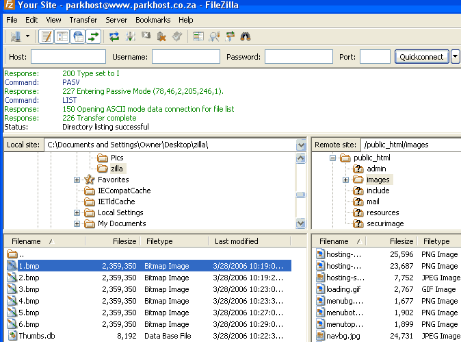 Step 7 How to Windows Explorer to upload files to your site - Step 7 of 7