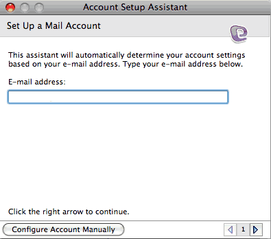 Step 3 Set up an e-mail account on Entourage Mac - Step 3 of 6