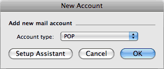 Step 4 Set up an e-mail account on Entourage Mac - Step 4 of 6