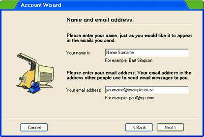 Step 4 Set up an e-mail account on IncrediMail - Step 4 of 10