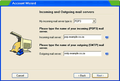 Step 5 Set up an e-mail account on IncrediMail - Step 5 of 10