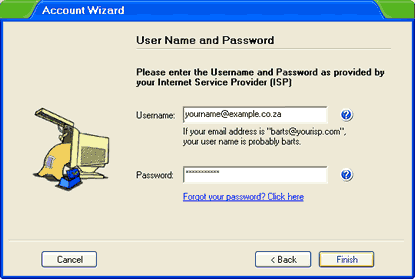 Step 6 Set up an e-mail account on IncrediMail - Step 6 of 10