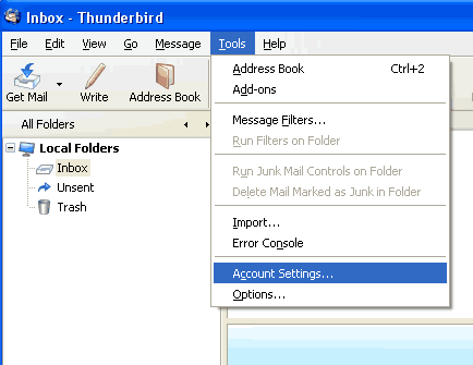 Step 8 Set up an e-mail account on Mozilla Thunderbird - Step 8 of 10