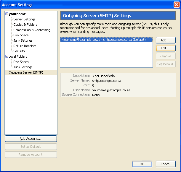 Step 9 Set up an e-mail account on Mozilla Thunderbird - Step 9 of 10