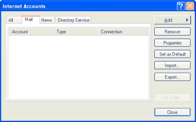 Step 2 Set up an e-mail account on Microsoft Outlook Express - Step 2 of 10