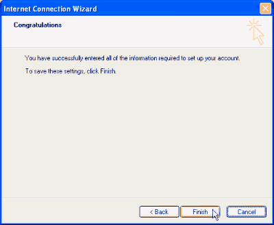 Step 8 Set up an e-mail account on Microsoft Outlook Express - Step 8 of 10