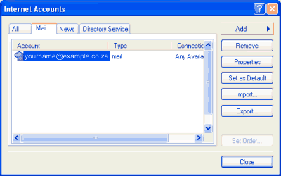 Step 9 Set up an e-mail account on Microsoft Outlook Express - Step 9 of 10